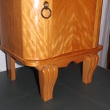 Pair of bedside lemon tree and brass