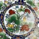 Vintage decorative porcelain plate, Japan