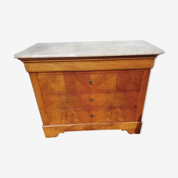 Commode 19eme Louis Philippe placage