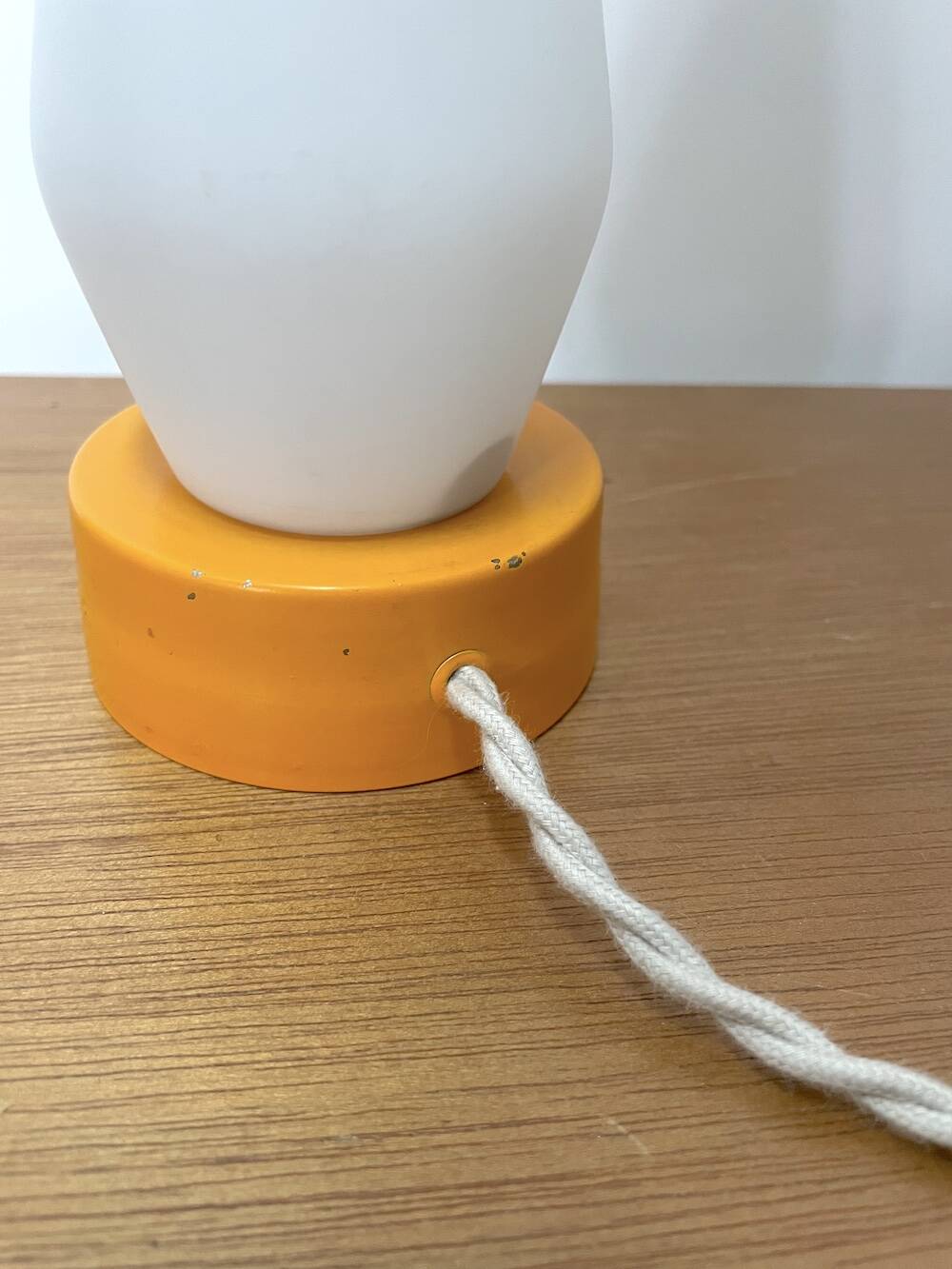 Vintage orange table lamp