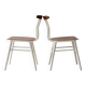 Paire de chaises nordiques en bois