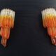 Pair of Murano designer wall lights
