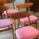 Vintage Farstrup 210 Scandinavian chairs in stained beech and teak