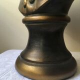 Bronze effect plaster child bust