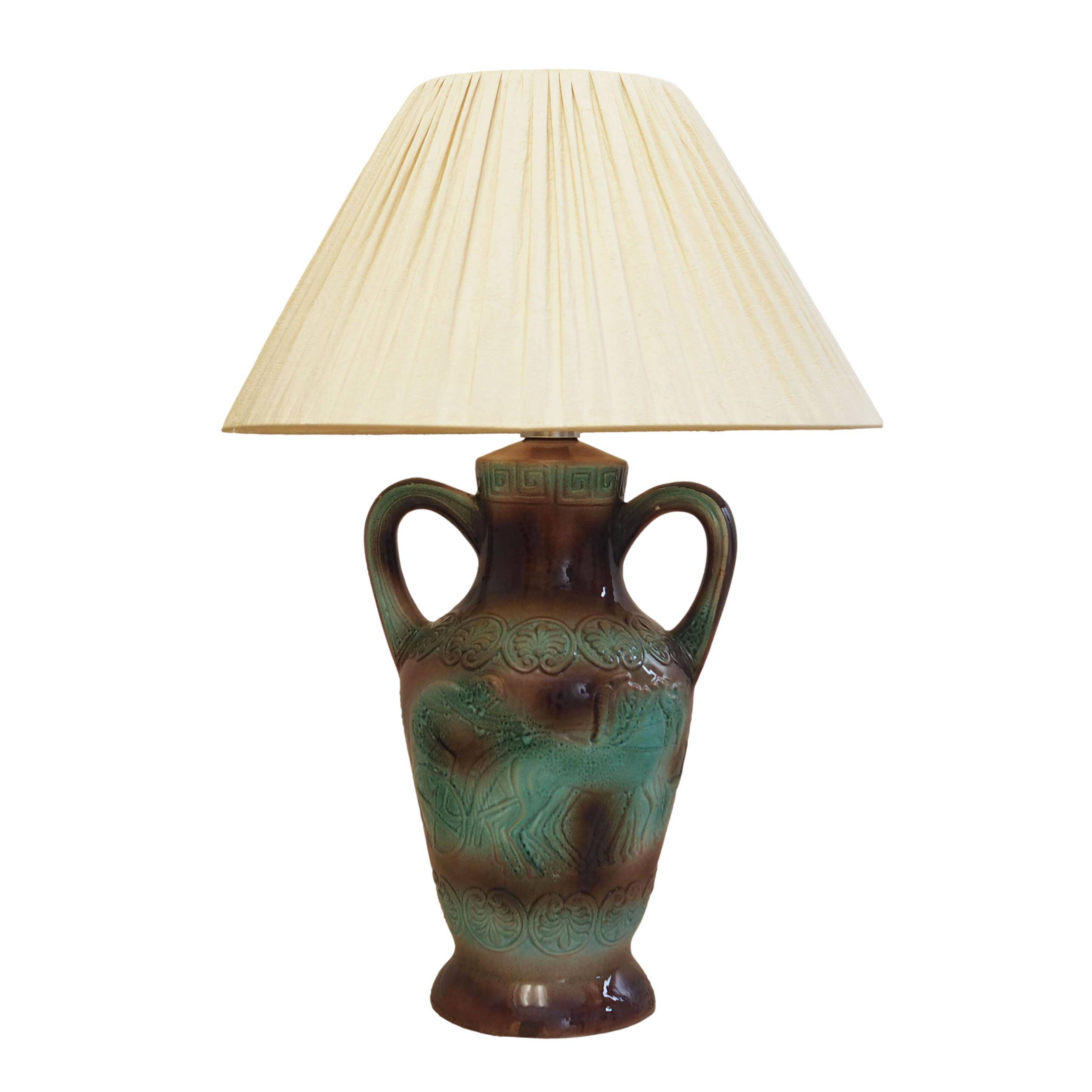 Ceramic lamp, Danish design, 1970s, production: Denmark