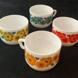 Arcopal brand Lotus mugs