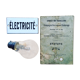 Enamelled plate "ELECTRICITY." Vintage. Electricity. Building plate. Door plate. Interior decoration