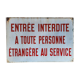 Plaque émaillée