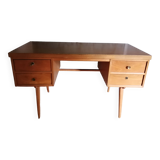 60s desk with compass feet