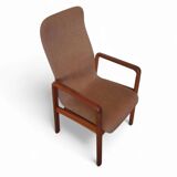 4 x Teak & Fabric Dining Chairs " STUKBAER " from Dyrlund Danmark 1960s