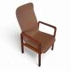4 x Teak & Fabric Dining Chairs " STUKBAER " from Dyrlund Danmark 1960s
