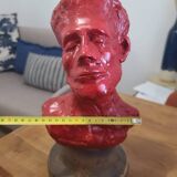 Emile Drox face statue sculpture