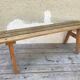 Old wooden school bench 50s