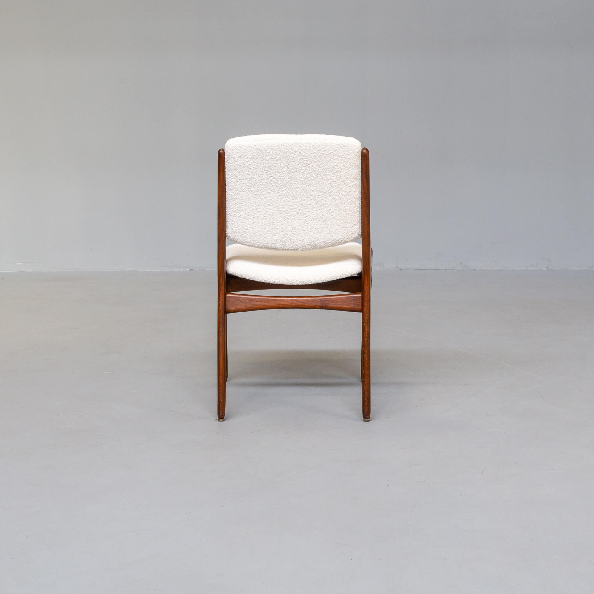 4 60s teak dining chairs for Mahjongg Holland