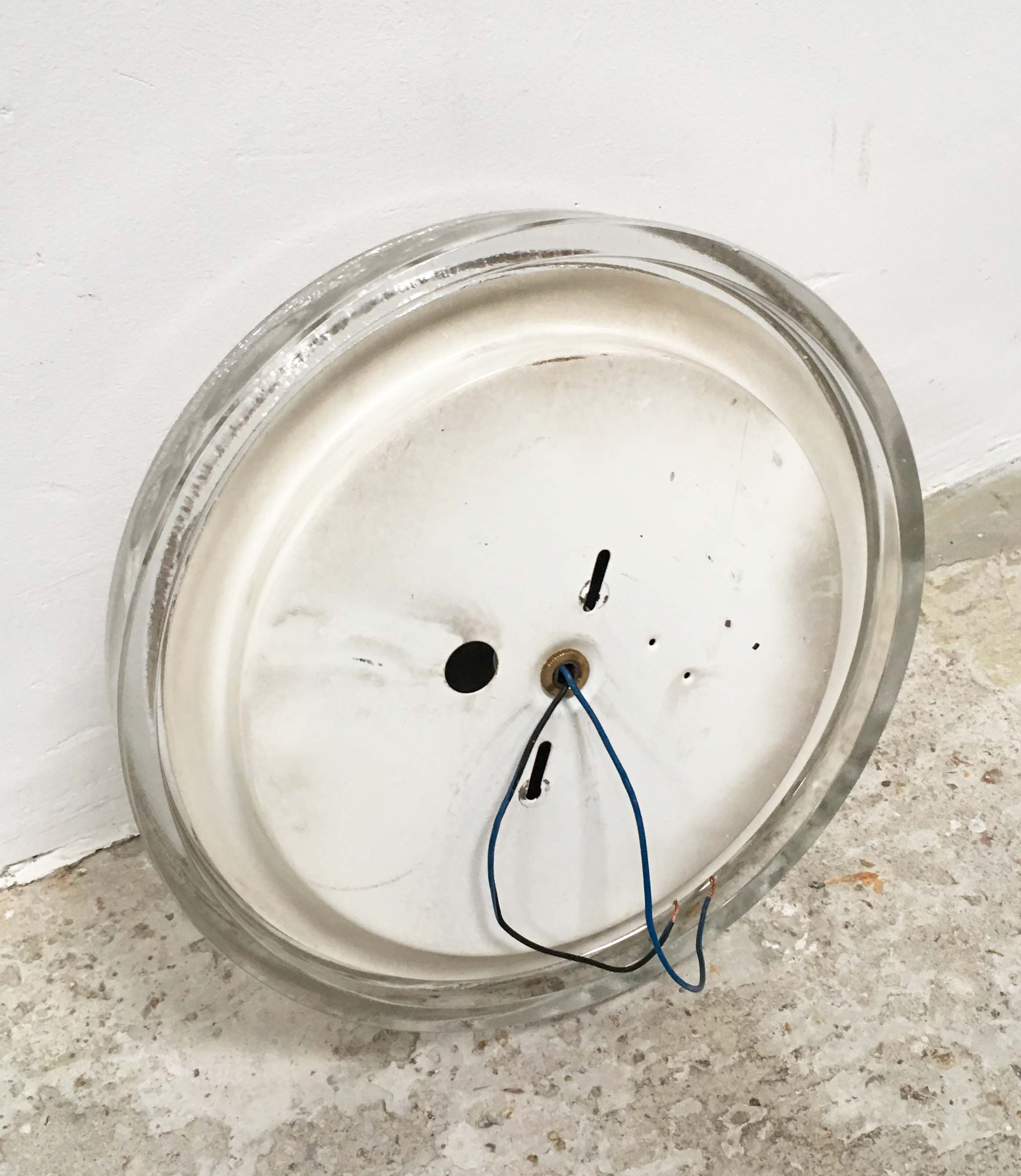 60s/70s glass applique