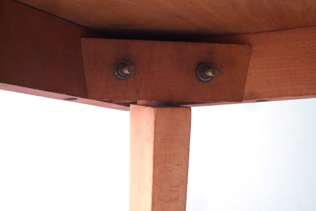 Formica table and wood table 1950