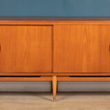 Retro Teak Danish 1960s Long Mid Century Sideboard