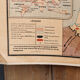 Ancienne carte de France scolaire - Armand Colin, années 50