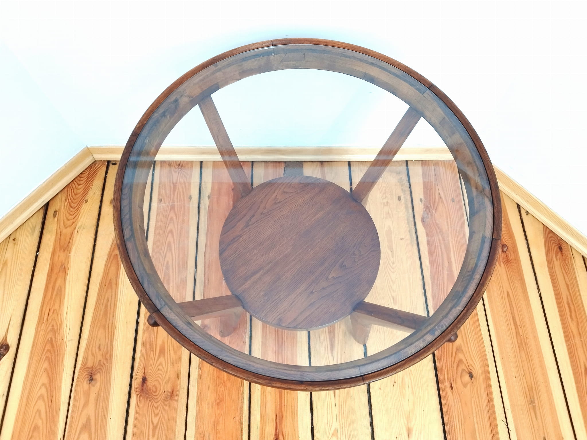 Coffee table, design. K. Kozelka & A. Kropacek, Interier Praha, Czechoslovakia, 30s