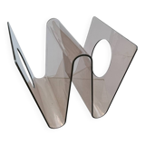 Plexi design magazine rack by Michel Dumas