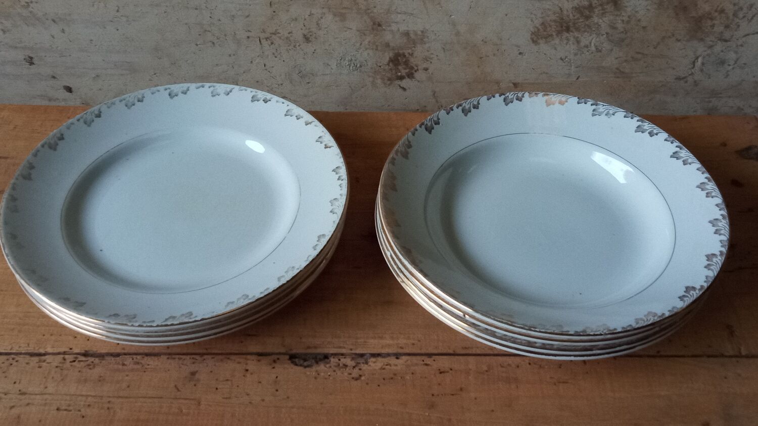 POP-UP CHRISTMAS Set of iron earth plates from St Amand