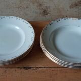 POP-UP CHRISTMAS Set of iron earth plates from St Amand