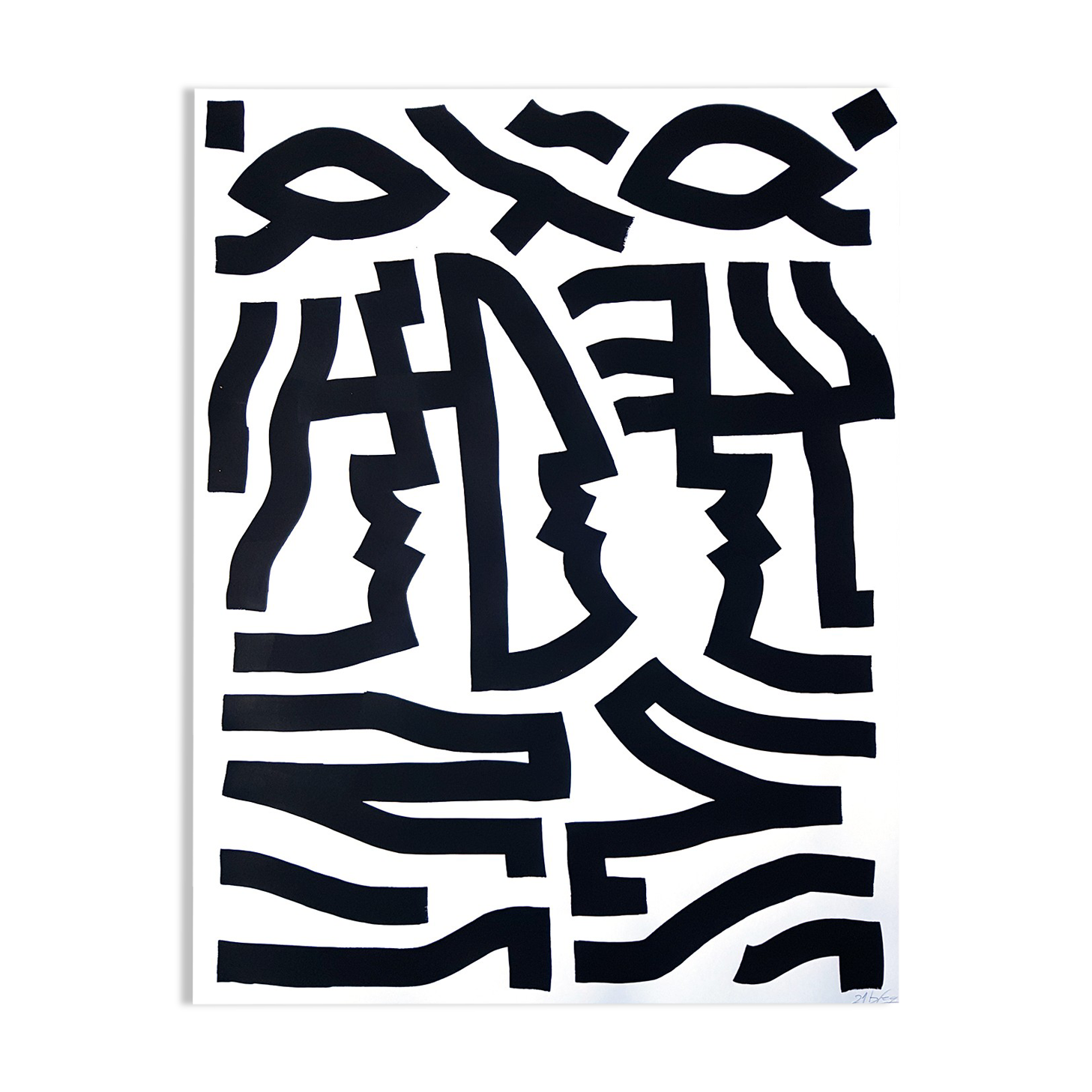 Painting on paper - "Spirit"