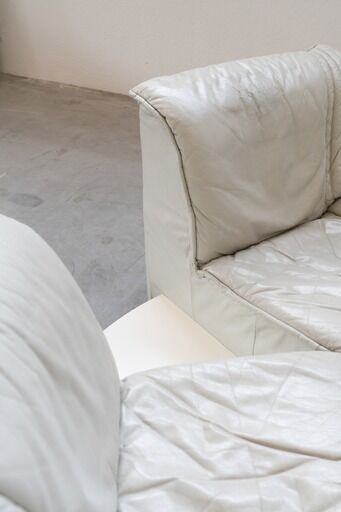 Canapés en cuir, années 1970, ensemble de 2