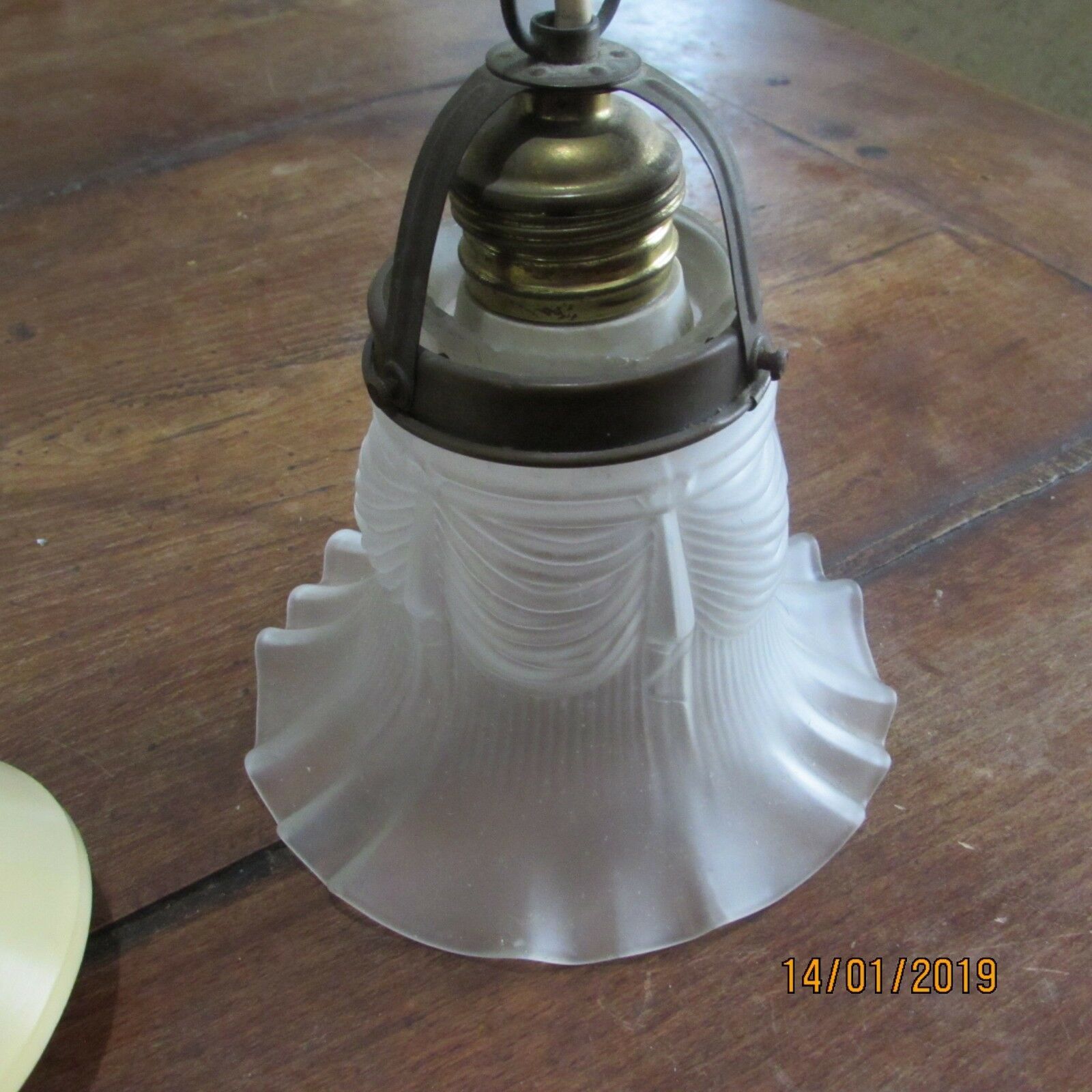 Apply tulip old glass paste suspension chandelier