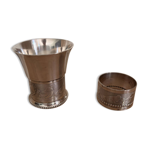 Timbale et rond de serviette