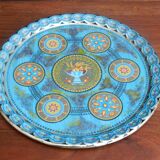 Small round metal tray Baret wave Ambrosia