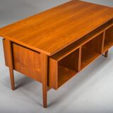 Danish teak desk by Kai Kristiansen for FM Møbler, 1960s
