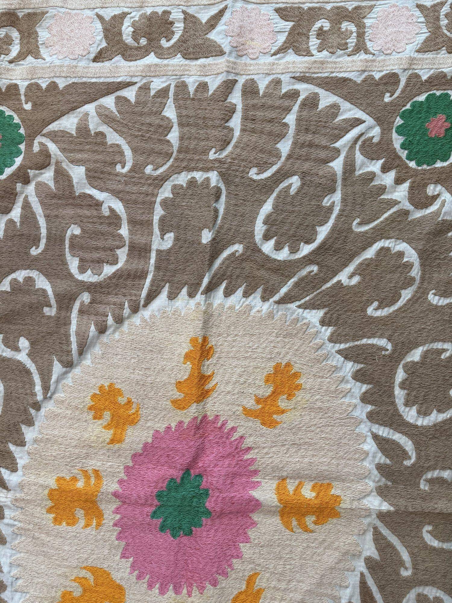 Vintage hand-embroidered tablecloth 116x160 cm