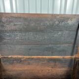 Rustic solid oak box 19th