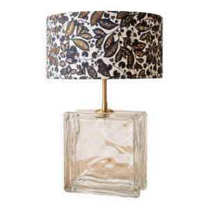 Lampe vintage en pavé - verre