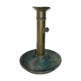 Old brass candlestick