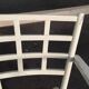 1960s whitewashed wood conservatory armchair