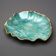 1920’s Swedish Grace Art Deco Josef Ekberg Large Leaf-shaped Green Lustre Centre