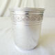 Timbale Christofle in silver metal modele villeroy
