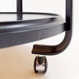 Mid-century blackened ash drinks cabinet - 20th century