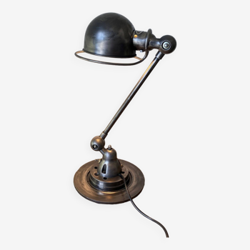 Lampe jieldé 1 bras 40cm graphite industriel Jean Louis Domecq 1950