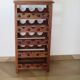 Solid wood wine rack