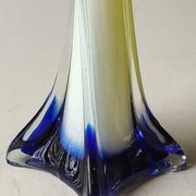 Vase Soliflore fleur d Arum/Jack in the Pulpit. Murano . Haut 30,5 cm