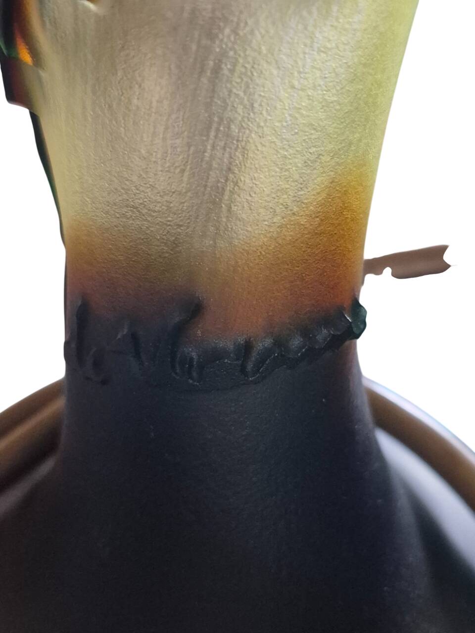 lampe dégagé a l'acide signé Devianne 1950