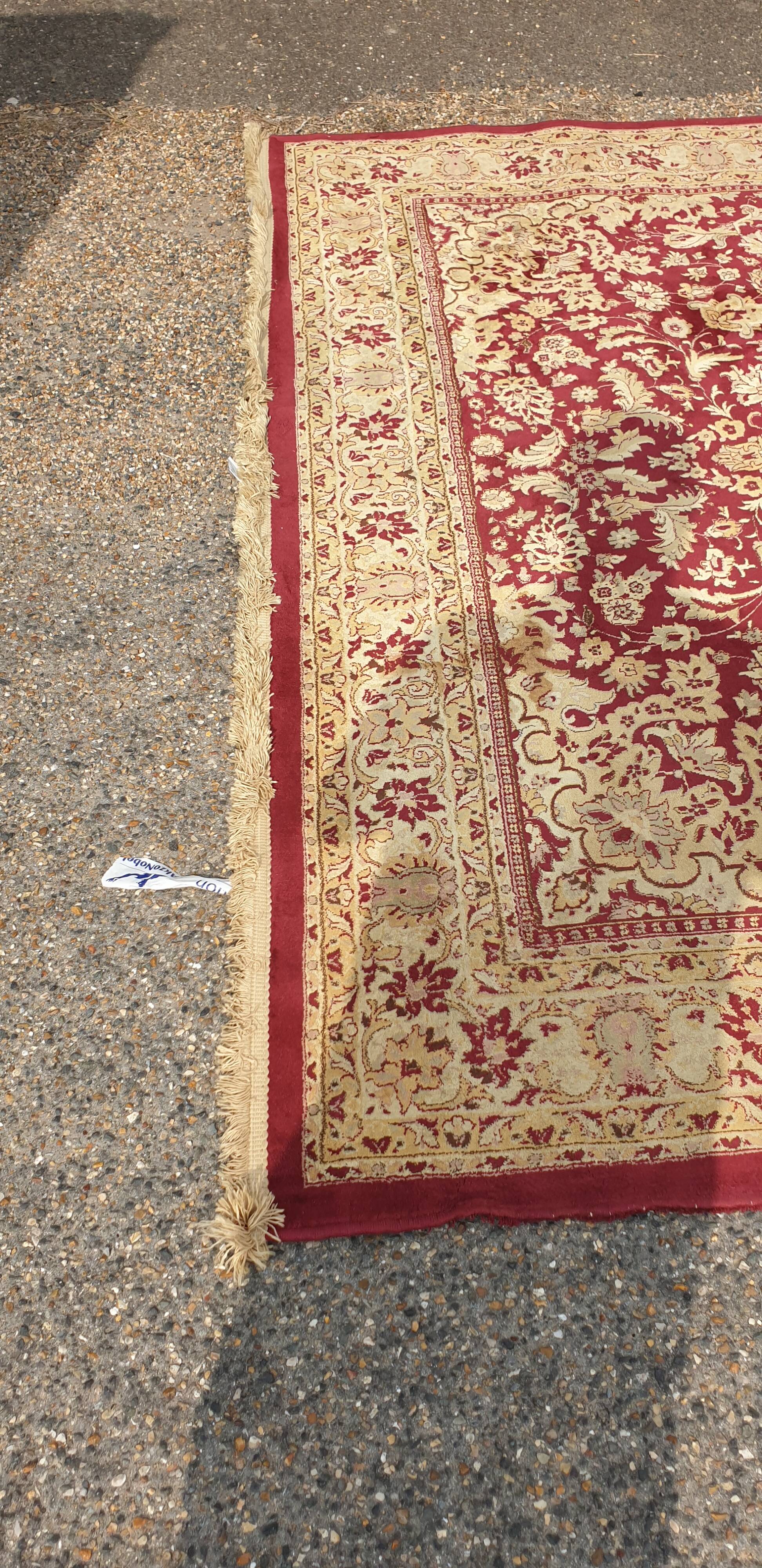 Oriental silk wool rug