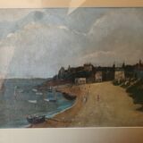 Old painting by Alphonse Léon Quizet.