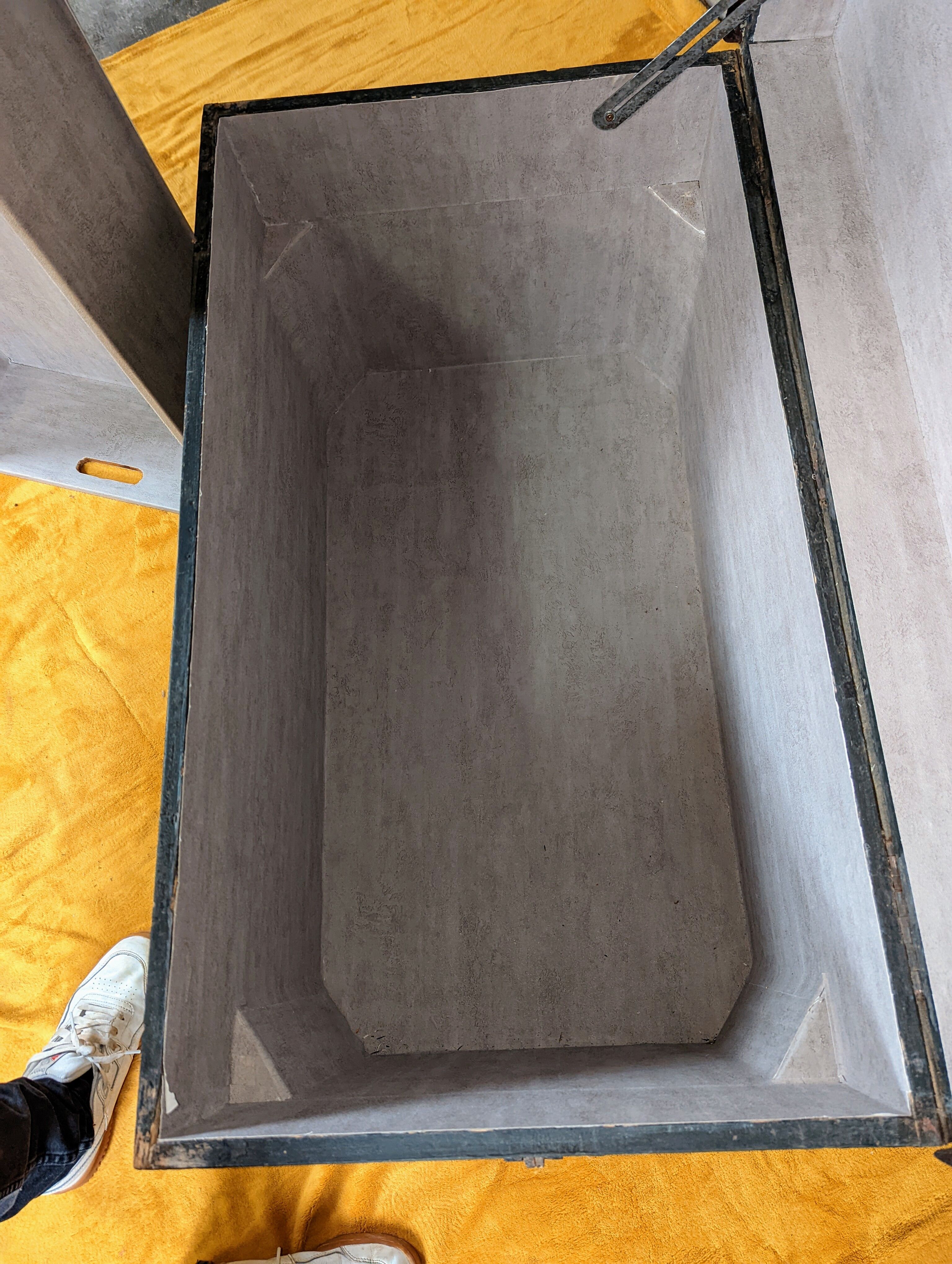 Antique travel trunk