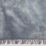 5x7 distressed gray blue hemp carpet232x156cm