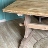 Monastery table, solid wood, country - farmhouse table
