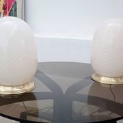 Pair of Murano glass lamps 1970s